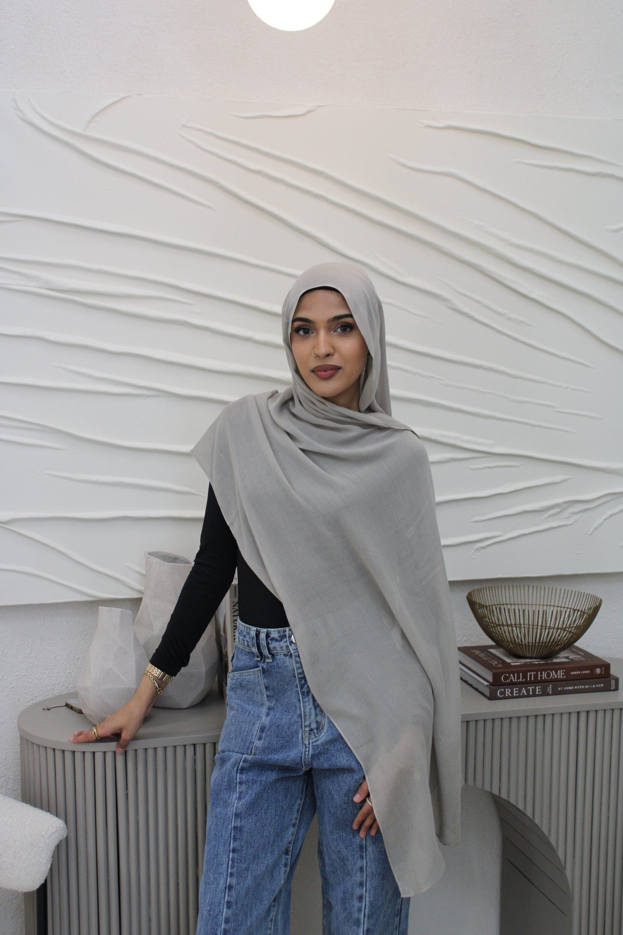 Stone Modal Hijab