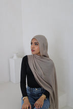 Taupe Modal Hijab
