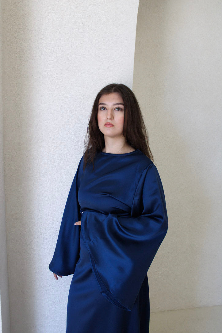 Amirah Dress Navy Blue