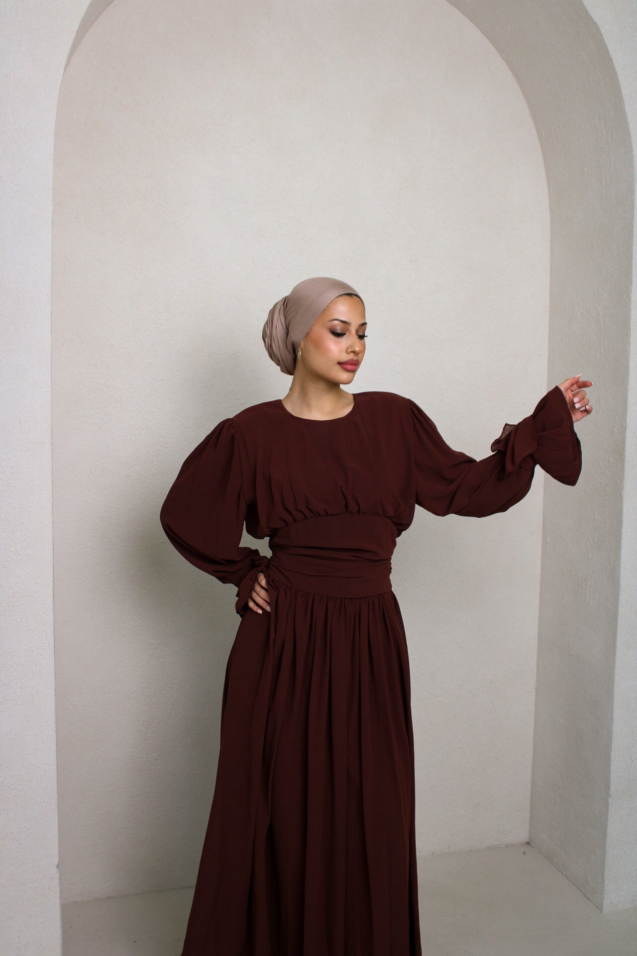 Liyana Dress Brown