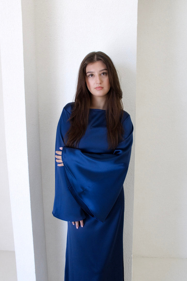 Amirah Dress Navy Blue