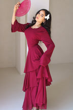 Sorina Dress Burgundy Preorder