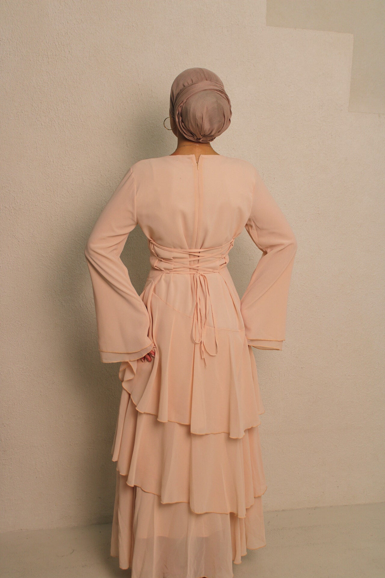 Sorina Dress Peach Blush