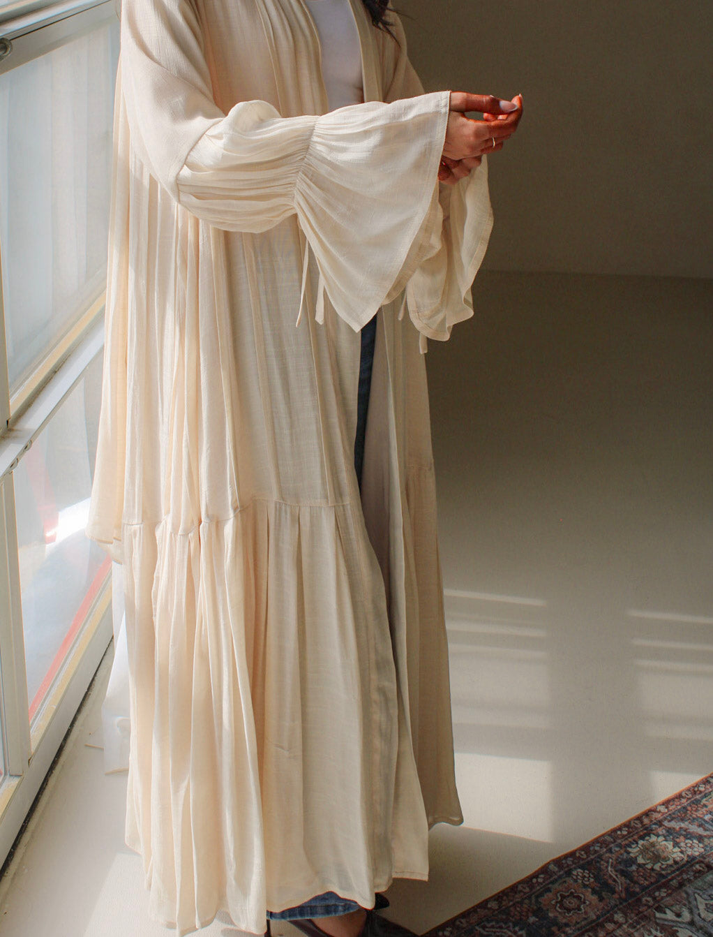Seraya Abaya Beige