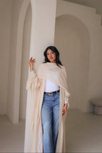 Seraya Abaya Beige