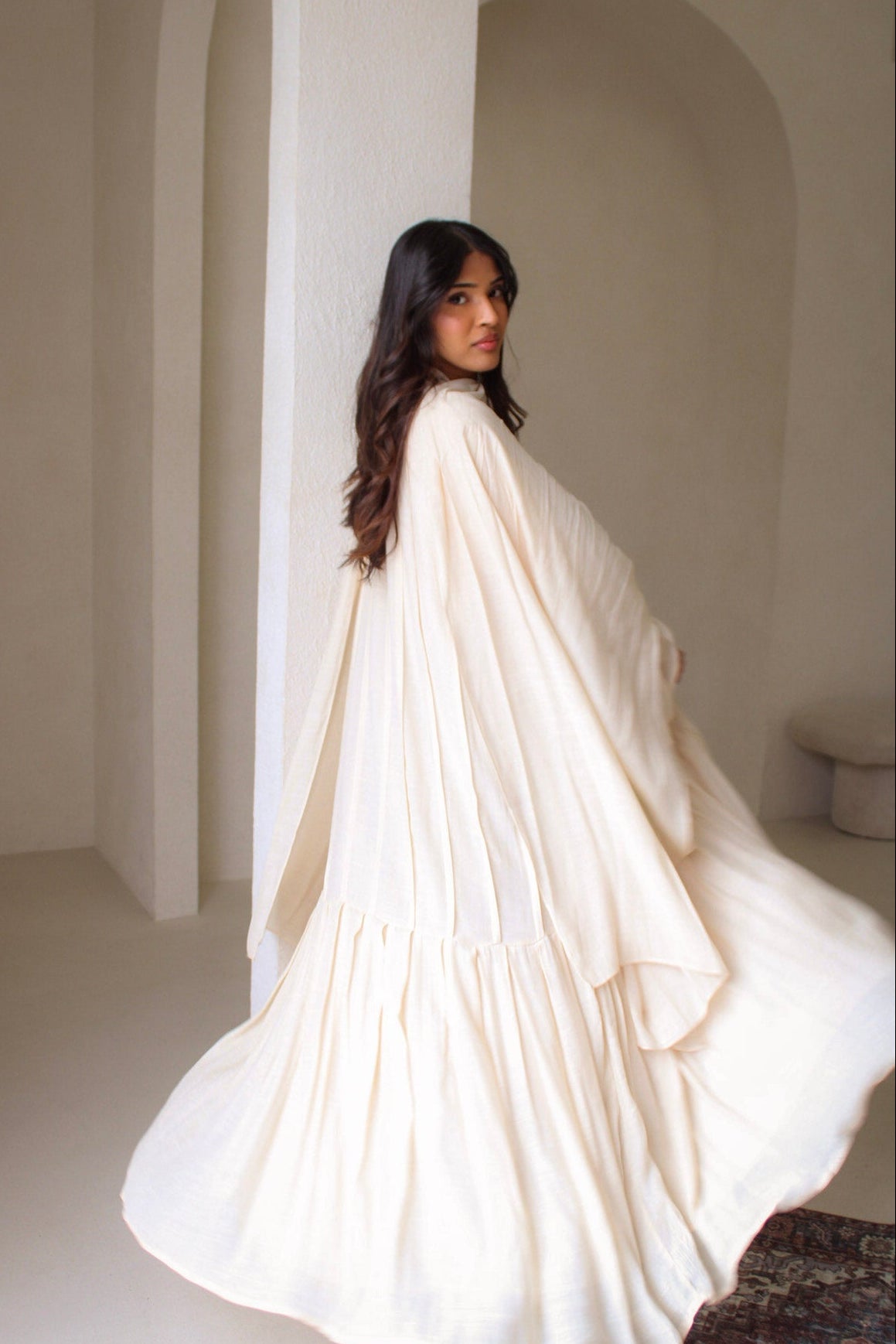 Seraya Abaya Beige