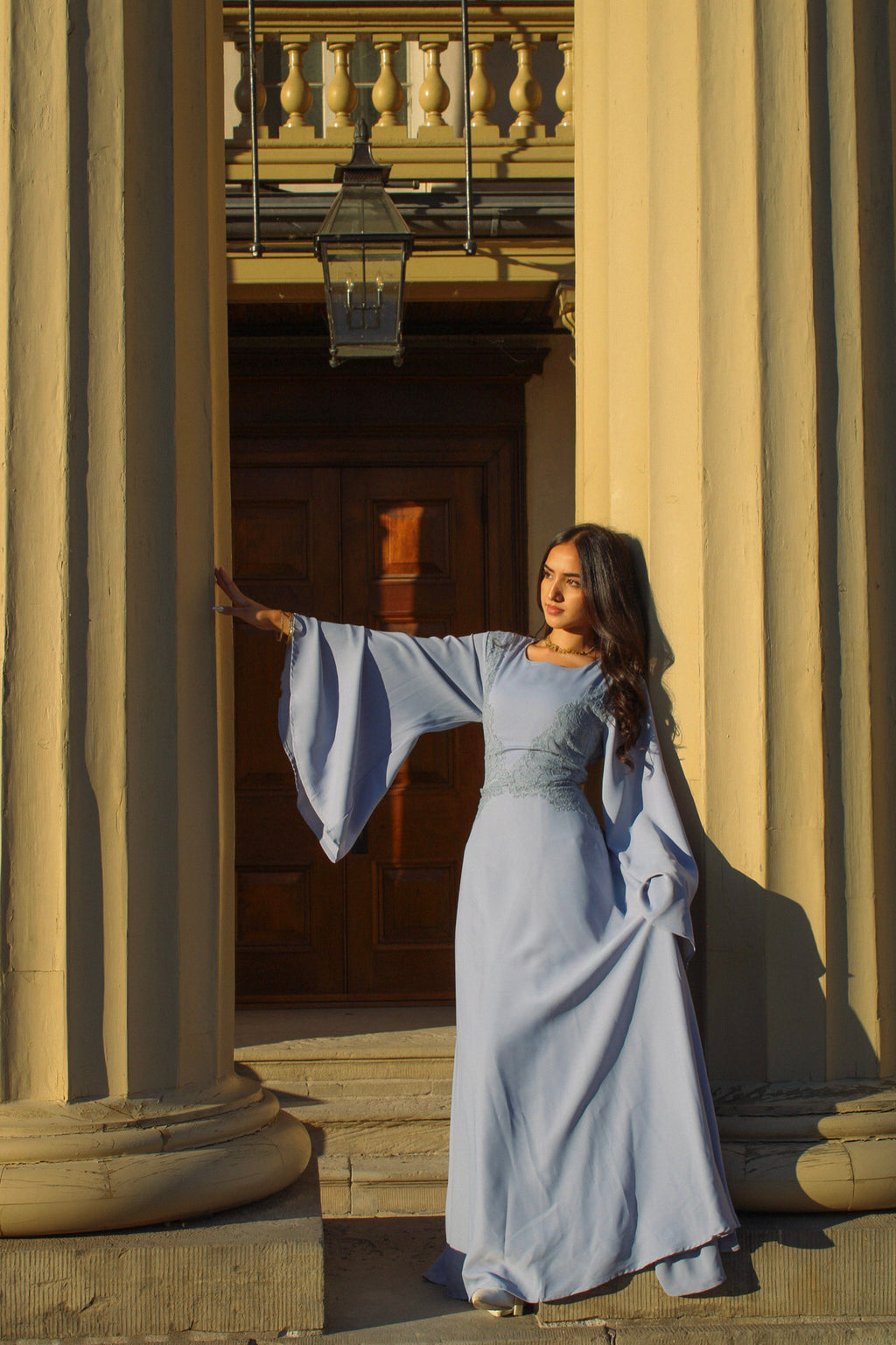Blue Lace Dress