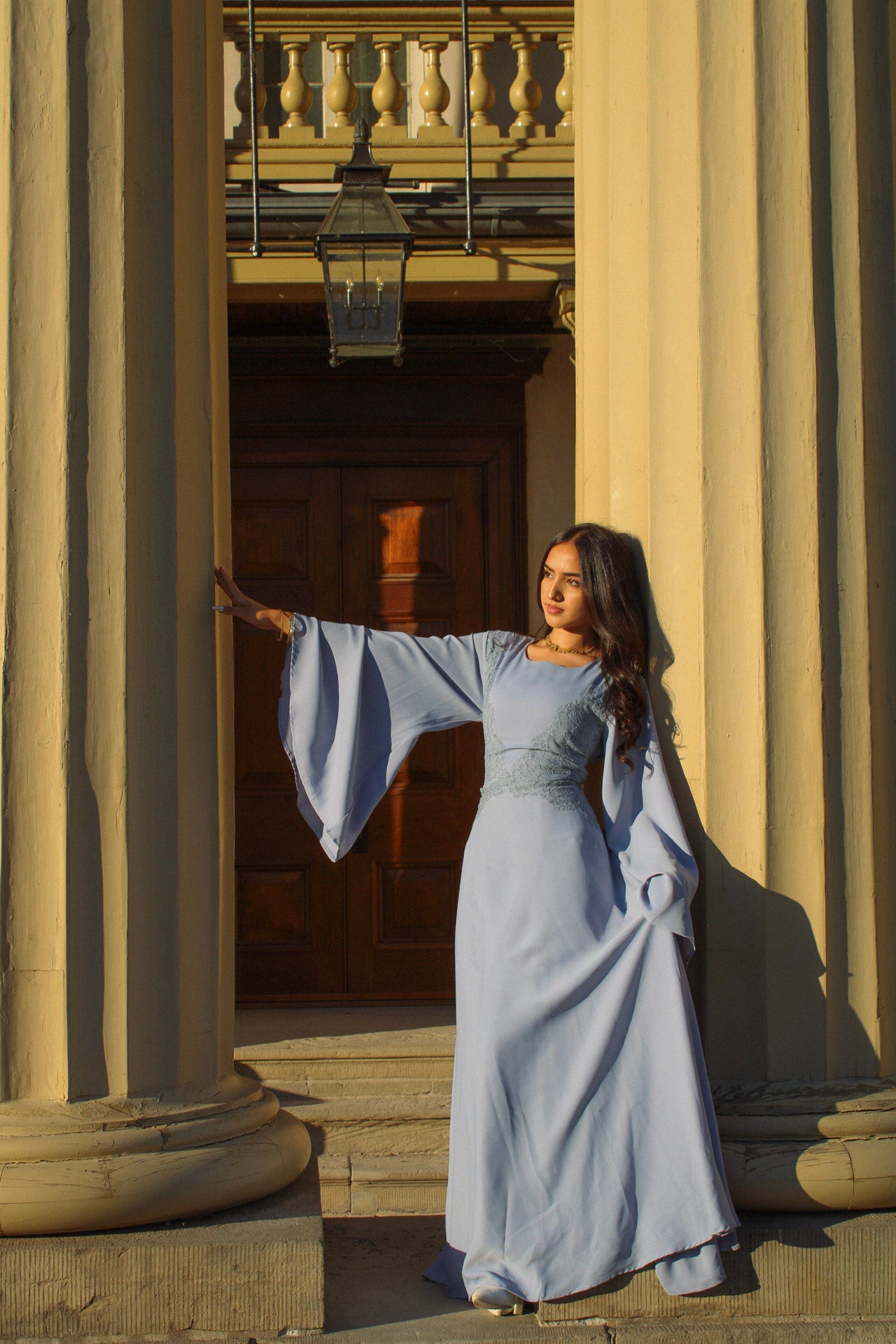 Blue Lace Dress