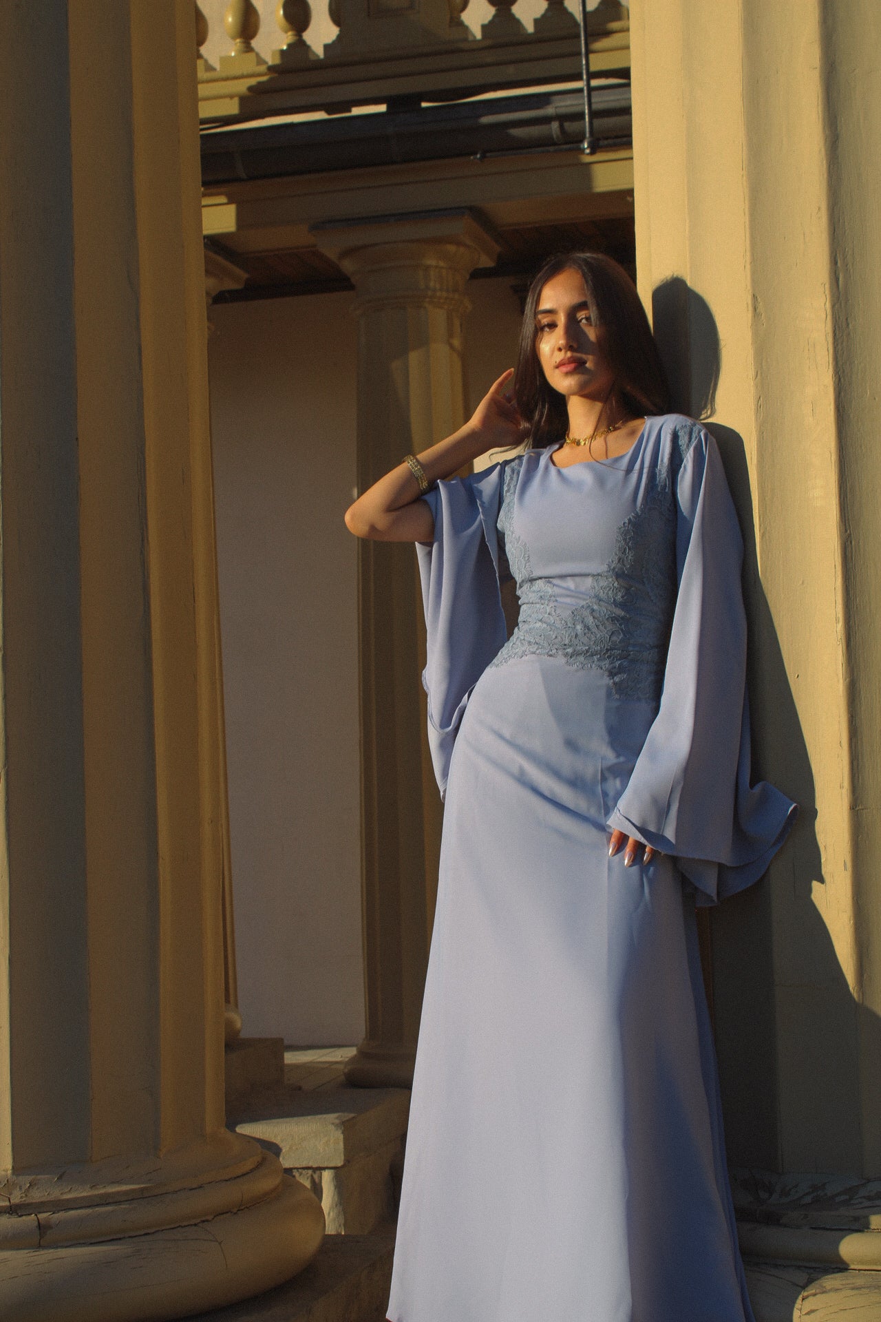 Blue Lace Dress